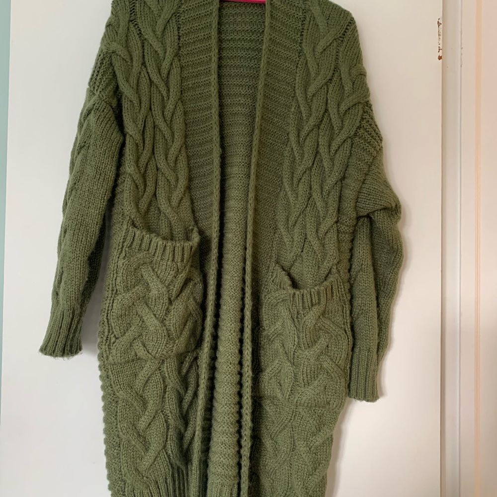 Oversized chunky sweater